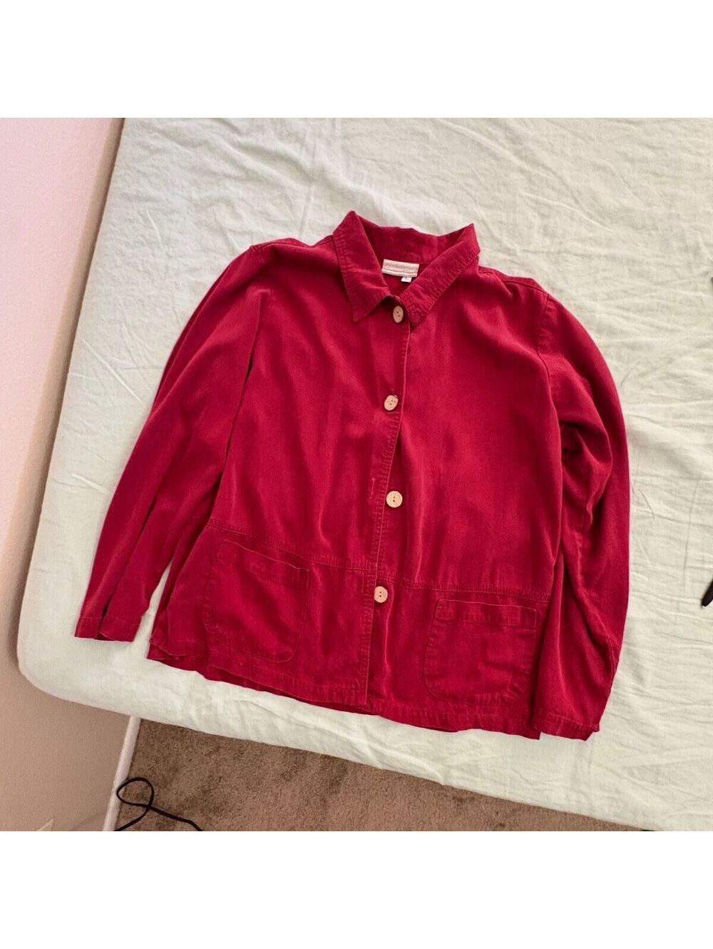Large Red Light House Coat Jacket
